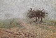 Camille Pissarro fog hole oil